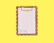 Mini Confetti Clipboard