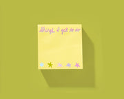 Things I Get To Do Sticky Notes Pad