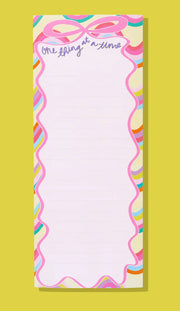 One Thing At A Time List Pad