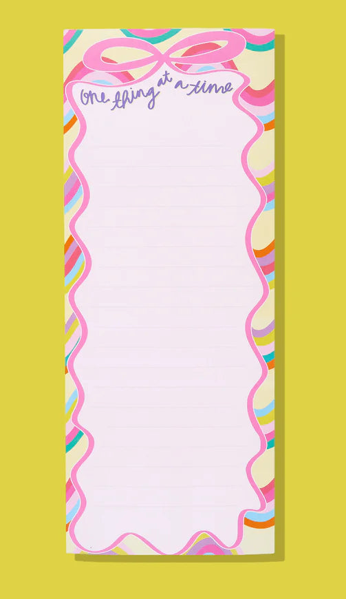 One Thing At A Time List Pad