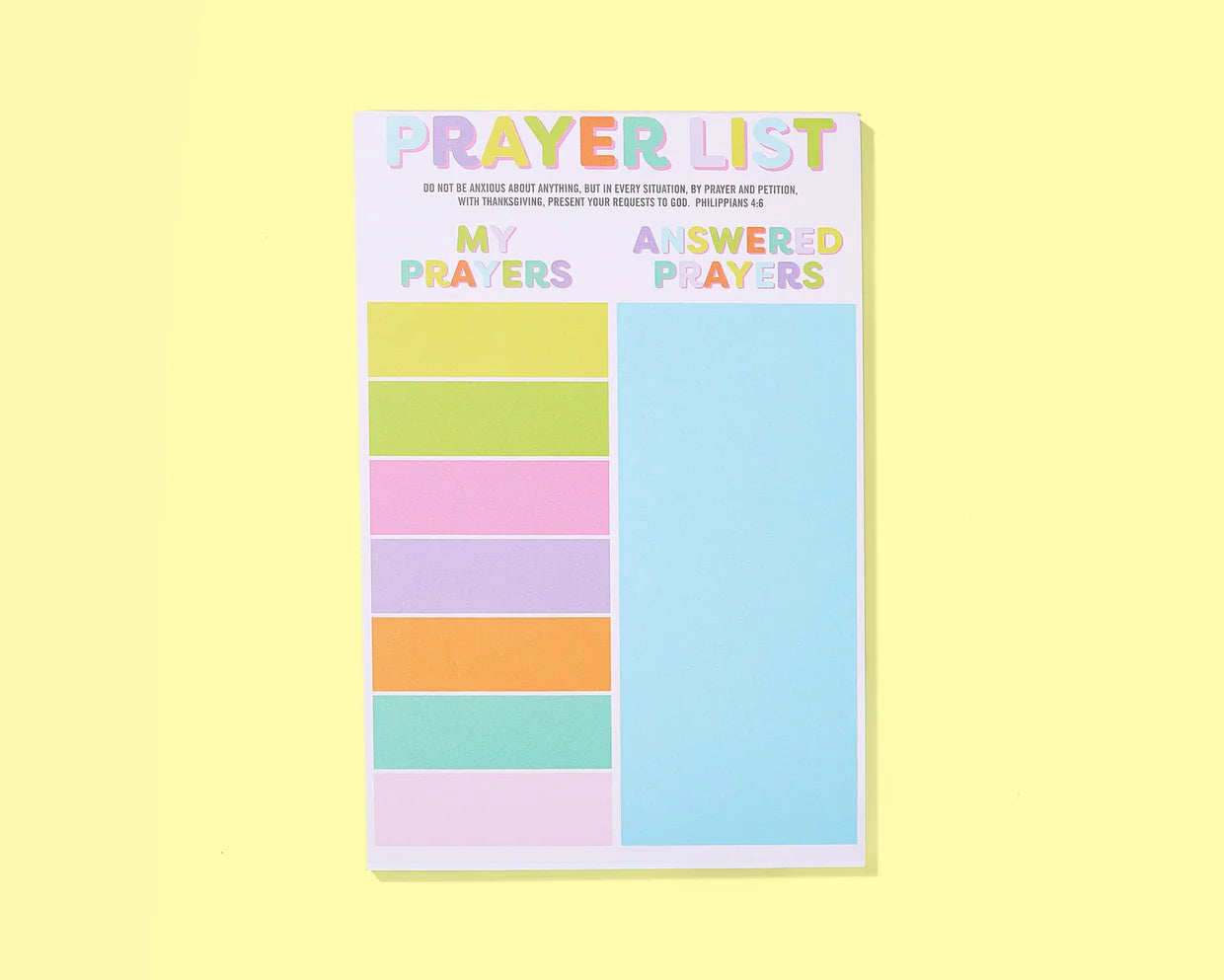 Prayer List Magnetic Notepad