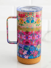 Boho Borders Cork Coffee Tumbler