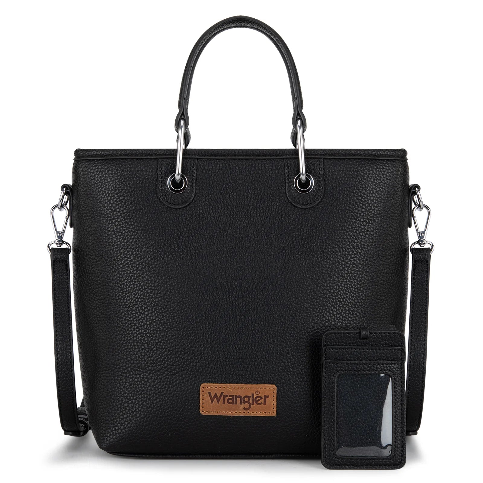 Wrangler Black Tote & ID Set