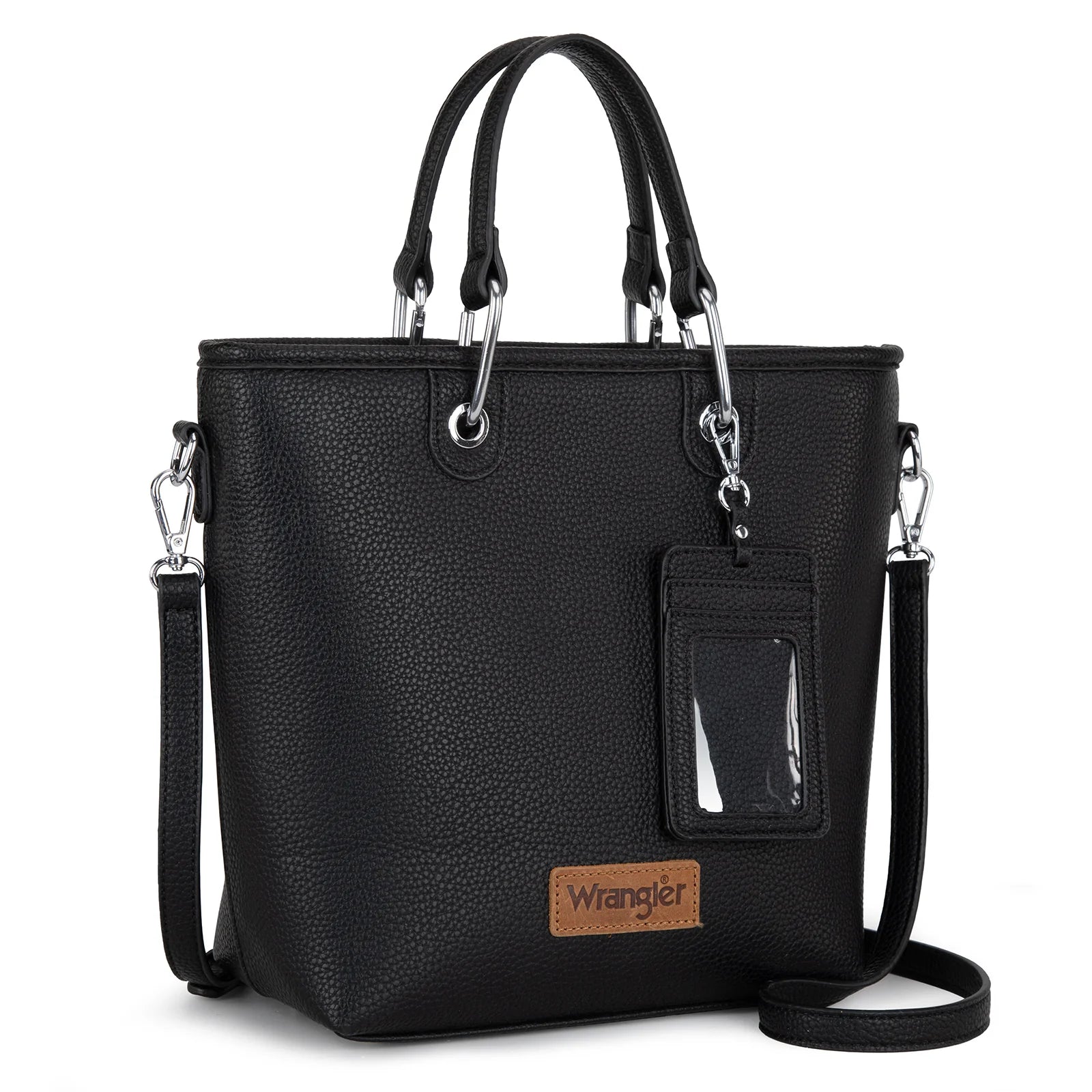 Wrangler Black Tote & ID Set