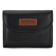 Wrangler Black Tri-Fold Wallet