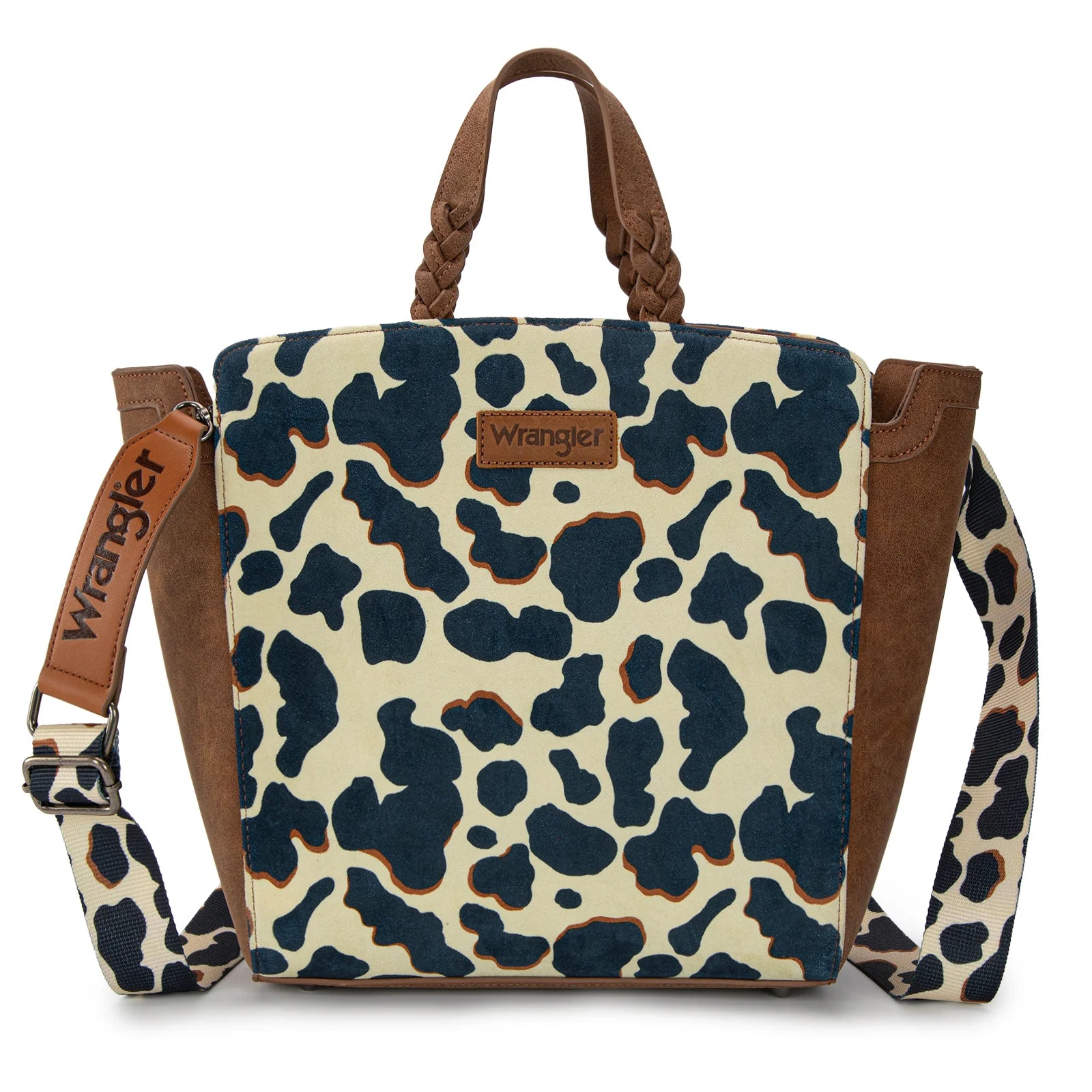 Wrangler Cow Print Tote/Crossbody