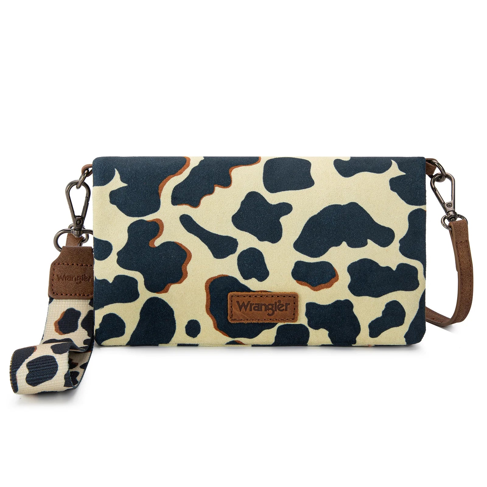 Wrangler Cow Print Clutch