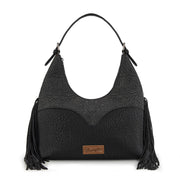Wrangler Black Fringe Hobo