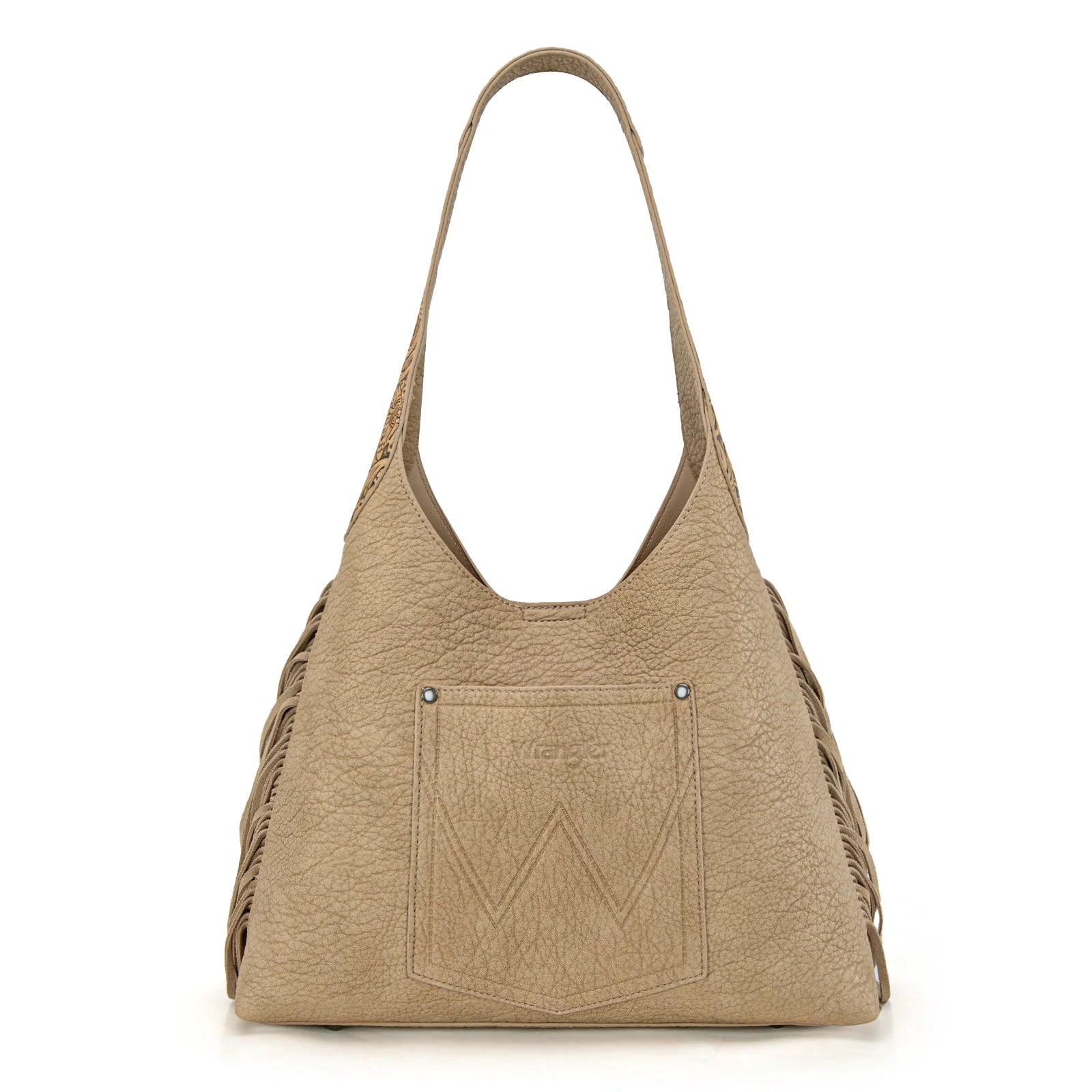 Wrangler Taupe Tassel Hobo