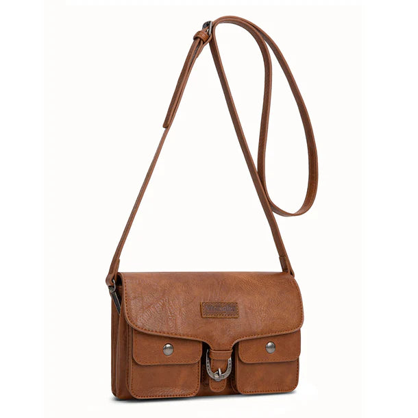 Wrangler Brown Pocket Crossbody