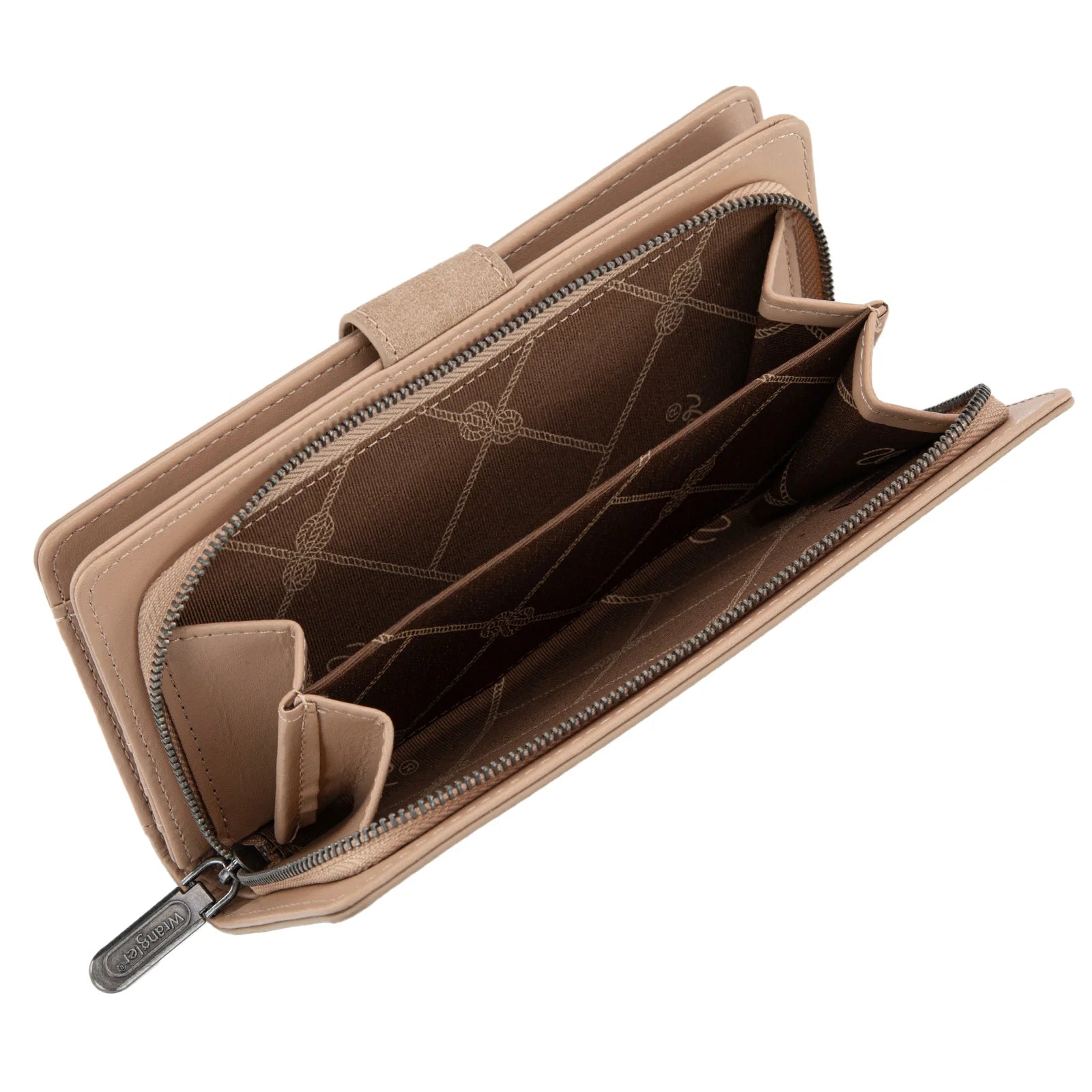 Wrangler Khaki Tooled RFID Wallet
