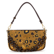 Wrangler Coffee Leopard Shoulder Bag