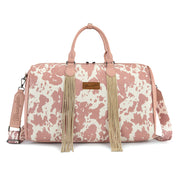 Wrangler Cow Town Pink Duffel