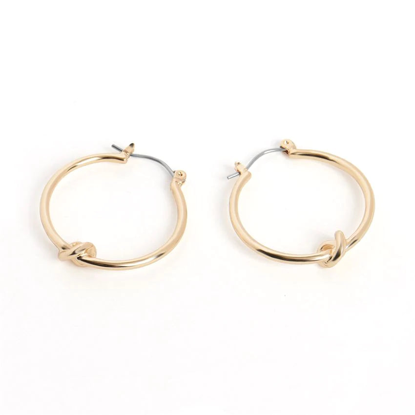 Gold Knot Earrings