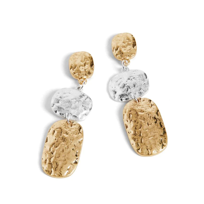 Tri Shape Dangle Earrings