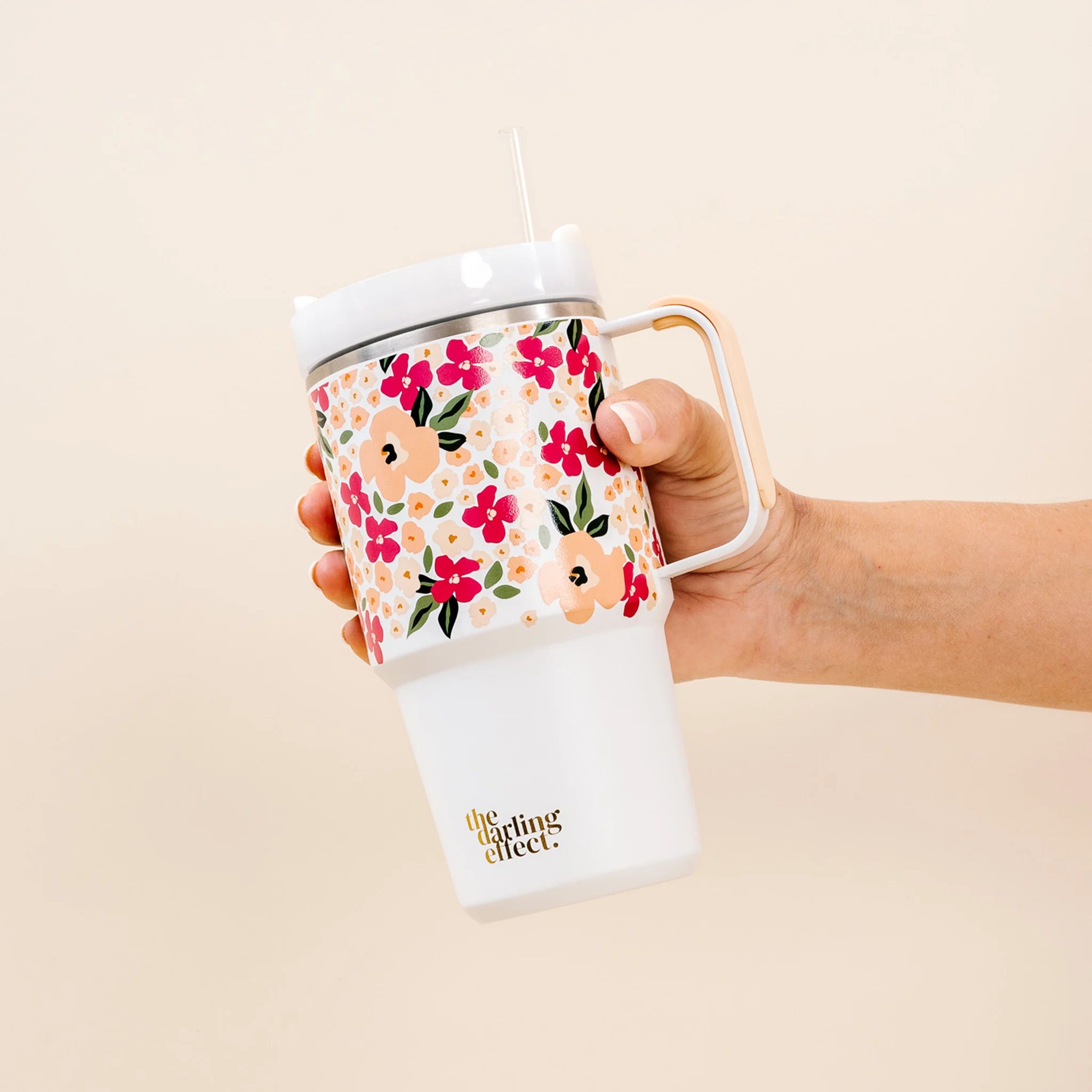 40 oz Tumbler (Lively Flora)