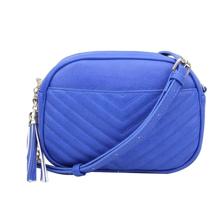Vikki Royal Tassel Crossbody