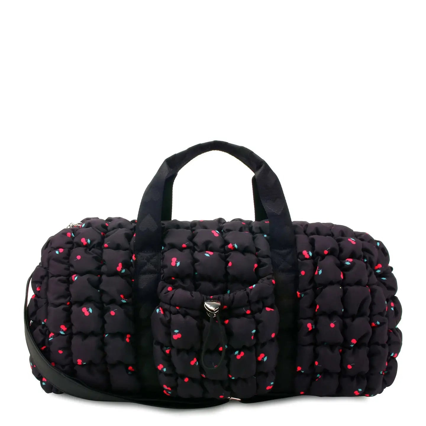 Cherries Quilted Duffel Bag