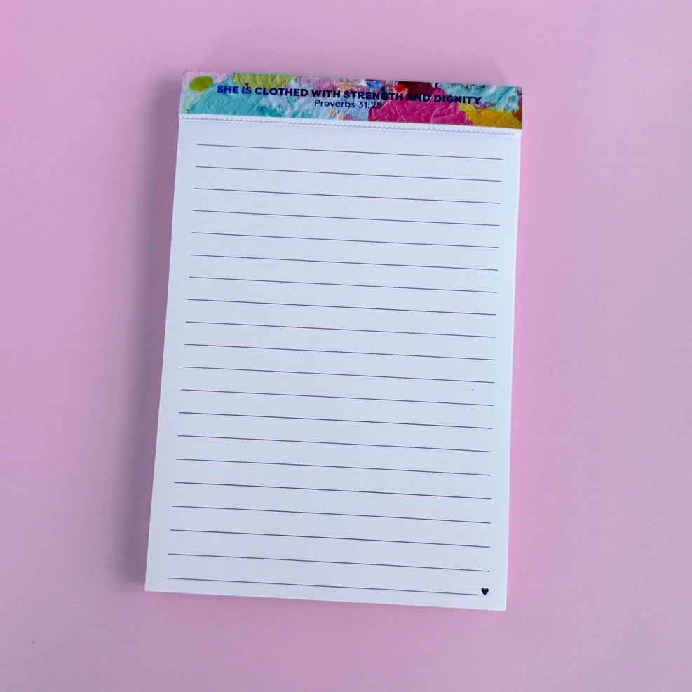 Strength & Dignity Large List Pad