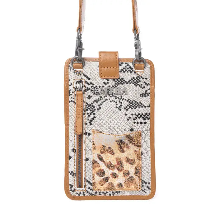 Ebony Snake Phone Crossbody