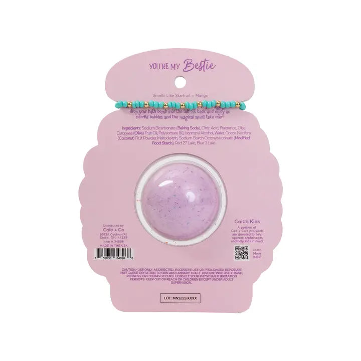 You're My Bestie Bath Bomb + Bracelet