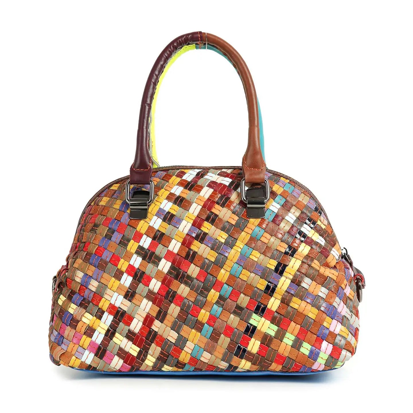 Wynona Woven Satchel