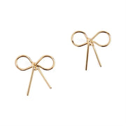 Ribbon Bow Studs