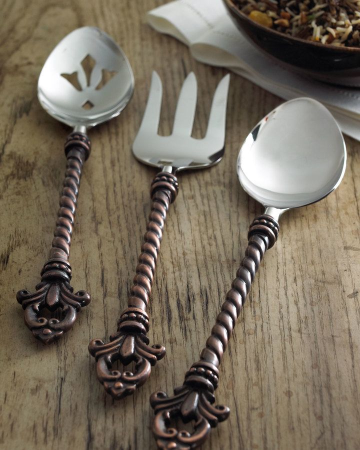 3-Piece Fleur-de-Lis Hostess Set