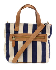 Awning Stripe Navy Mini Tote