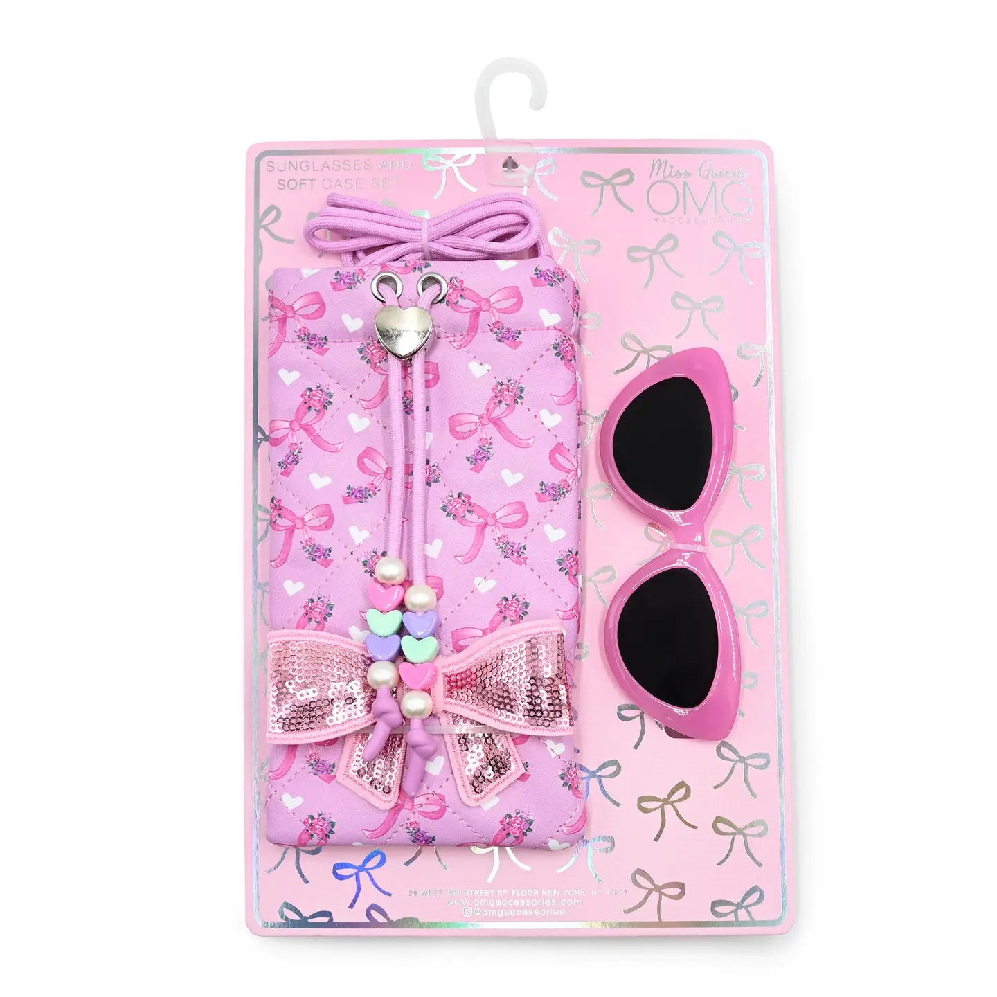 Bows & Hearts Sunglasses & Case