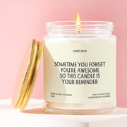 You're Awesome Candle