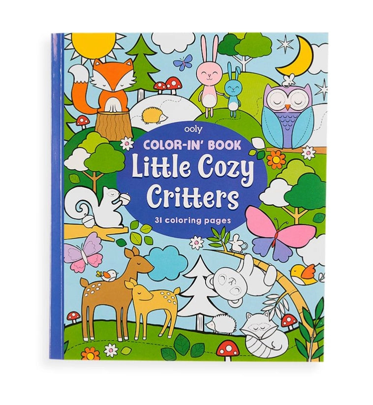 Little Cozy Critters Color-in' Book