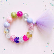 Kids Heart Tassel Bracelet