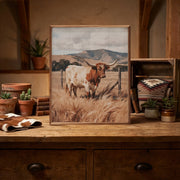 Fence Line Watch Wall Art
