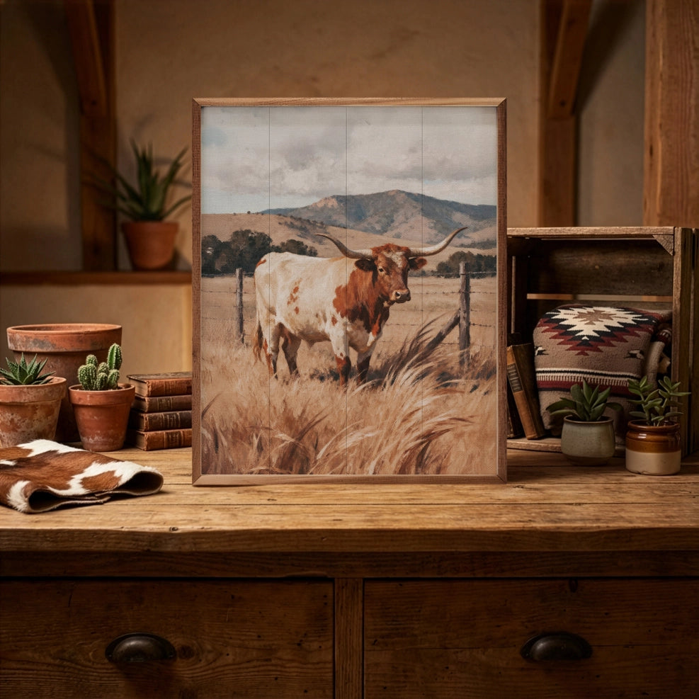 Fence Line Watch Wall Art