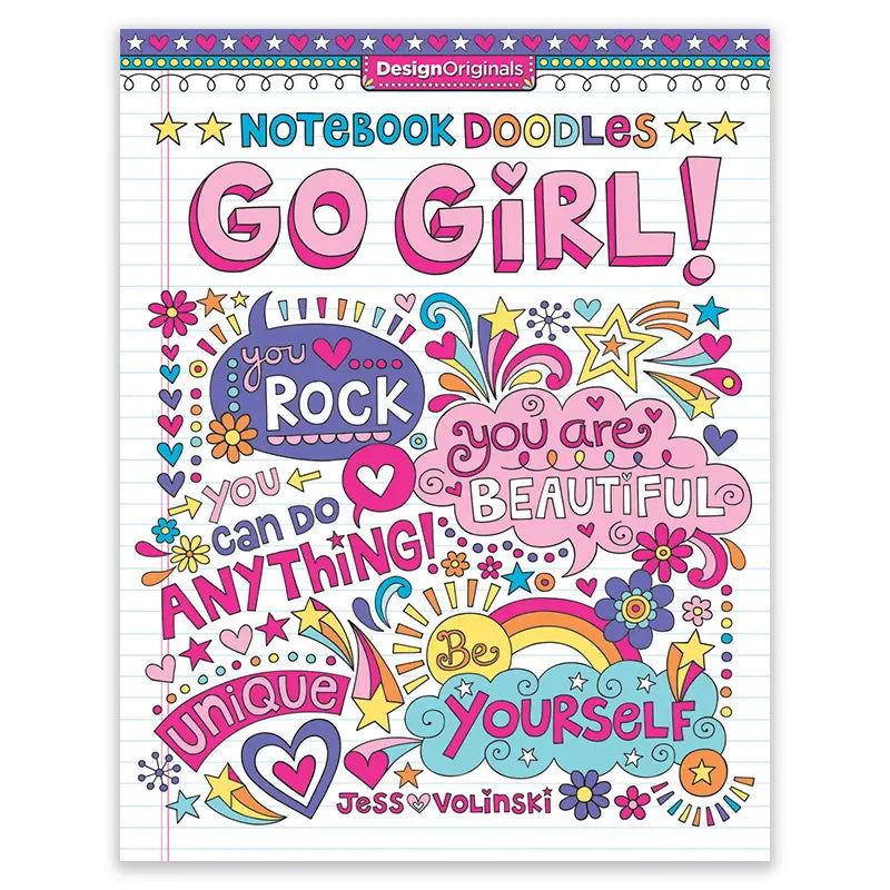 Go Girl! Doodles Coloring Book