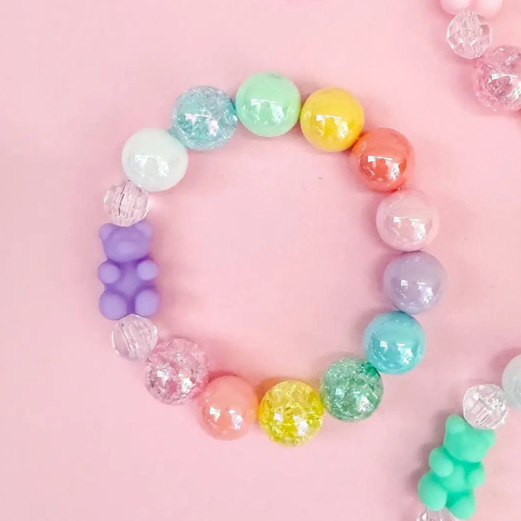 Kids Rainbow Bear Bracelet