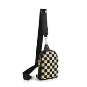 Alex Black Checkered Sling