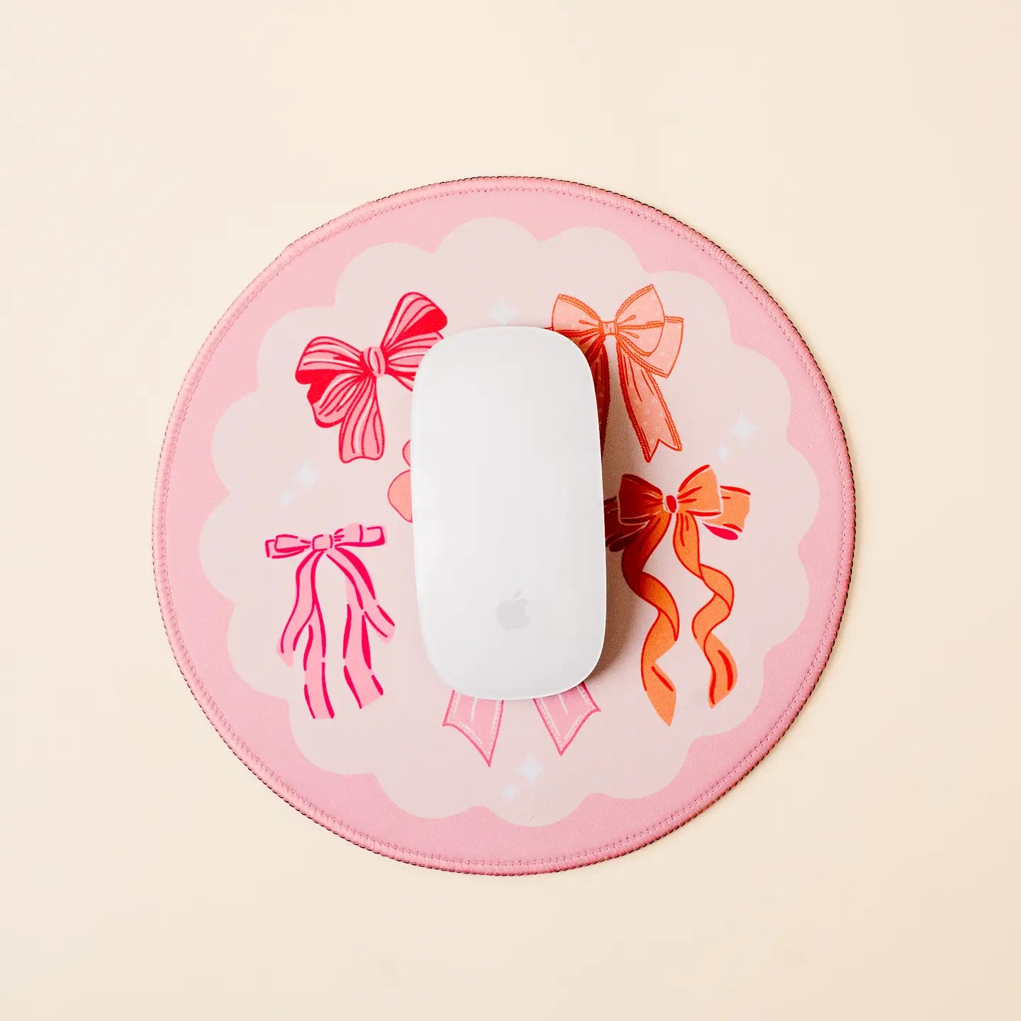 Blushing Bows Mouse Pad