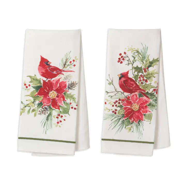 Holiday Cardinal Towel