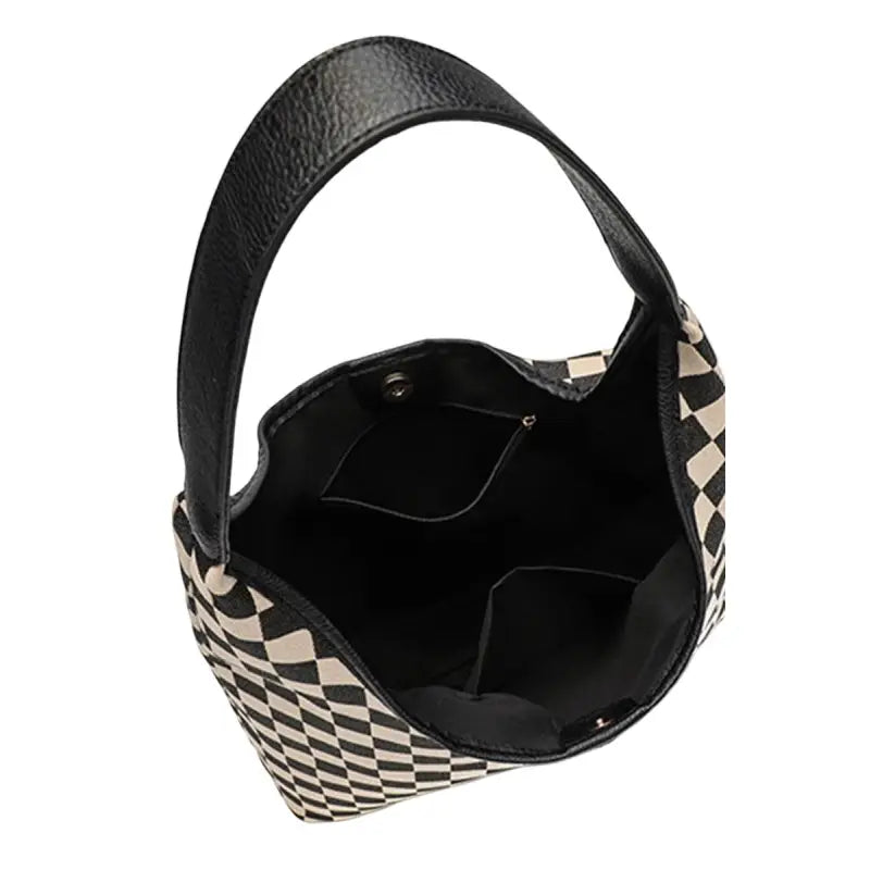 Lenny Brown Checkered Hobo