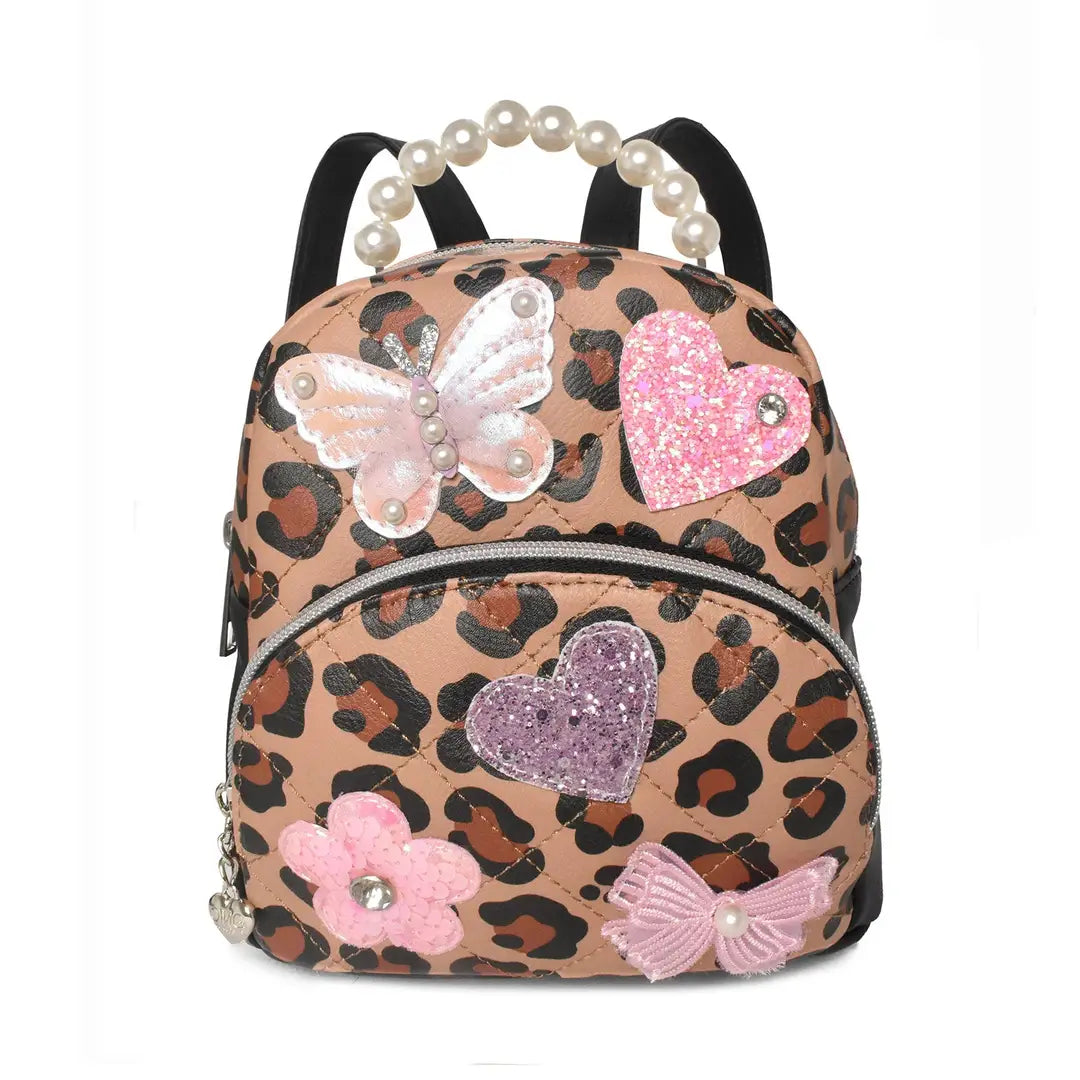 Leopard Patch Mini Backpack