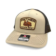 Father Mows Best Patch Cap