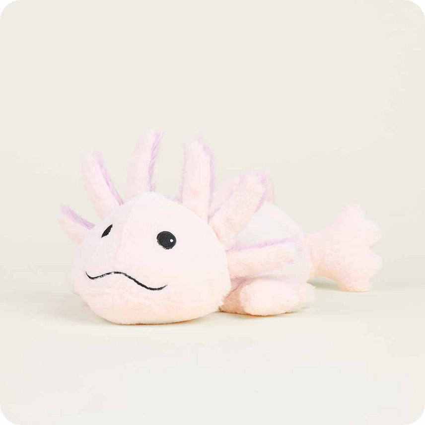 Pink Axolotl Warmies Junior