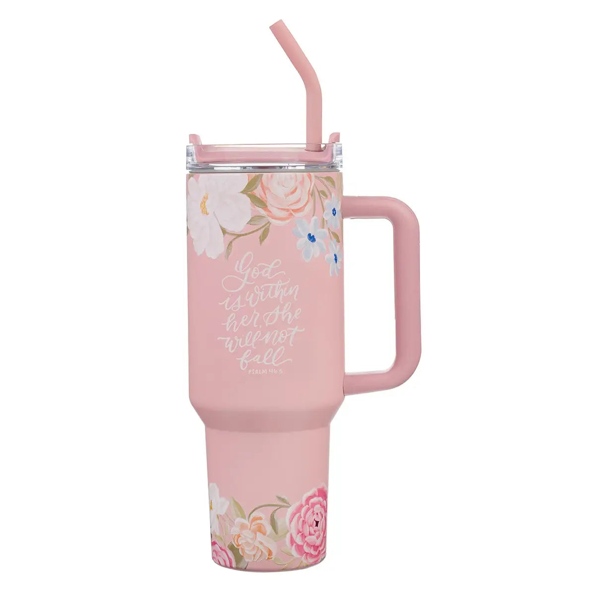 Psalm 46:5 Straw Tumbler