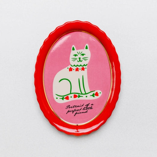 Cat Portrait Trinket Tray