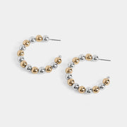 Mixed Metal Hoops
