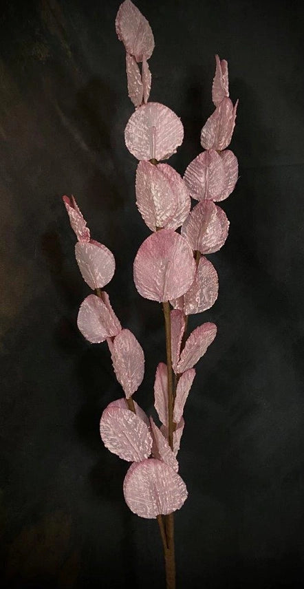36"Blush Linen Leaves