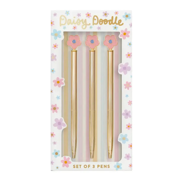 Daisy Delights Pen Set/3