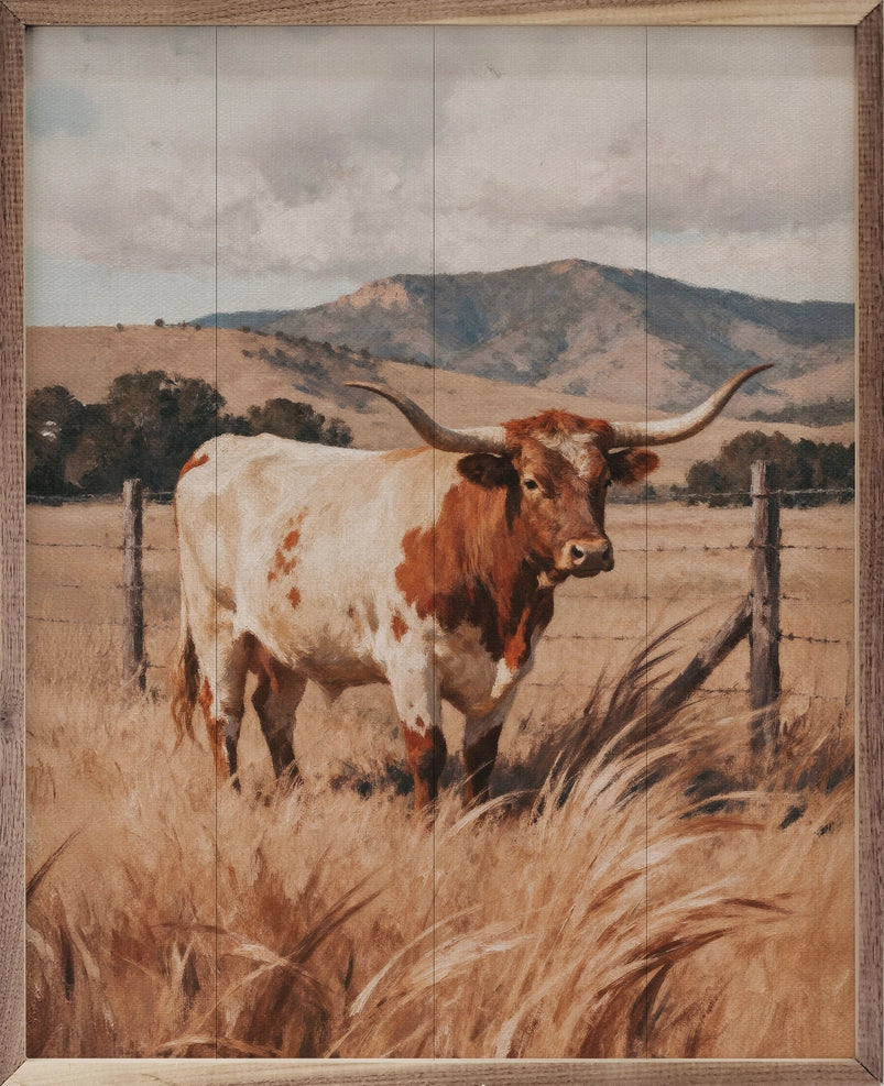 Fence Line Watch Wall Art